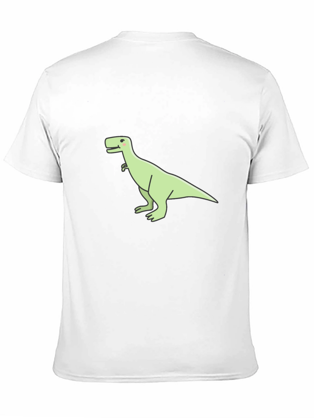 Dinosaur Graphic Tee - Casual Black T-Shirt