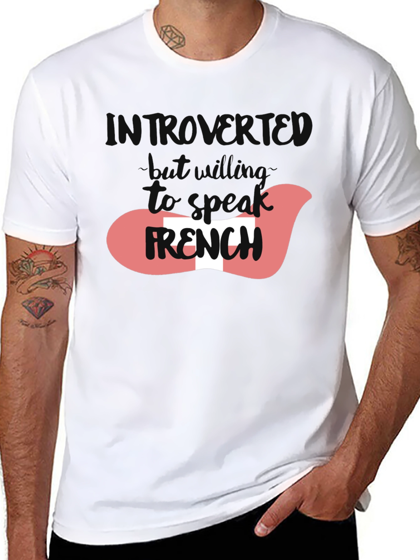 Introvert Willing to Speak French T-Shirt