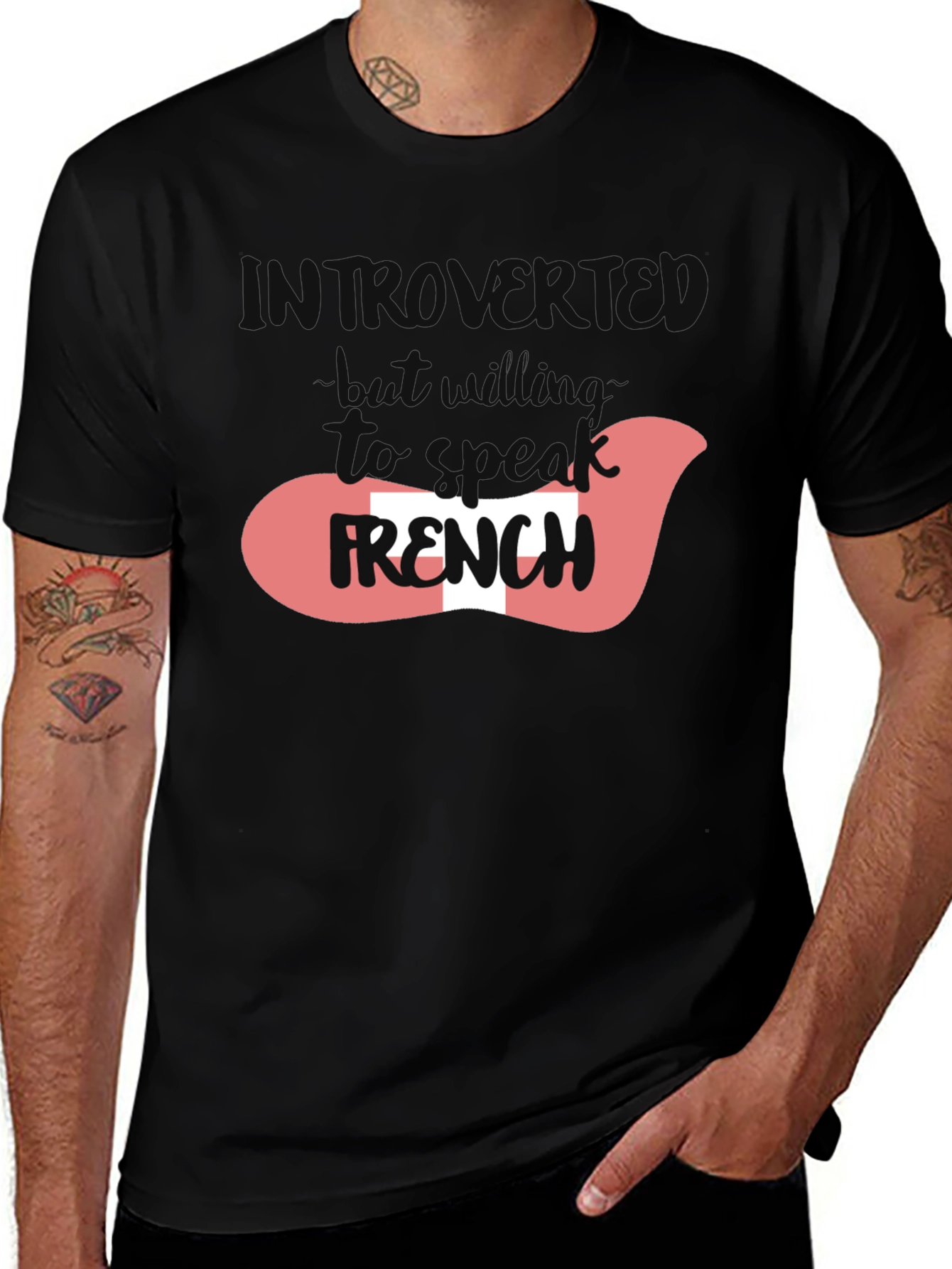 Introvert Willing to Speak French T-Shirt
