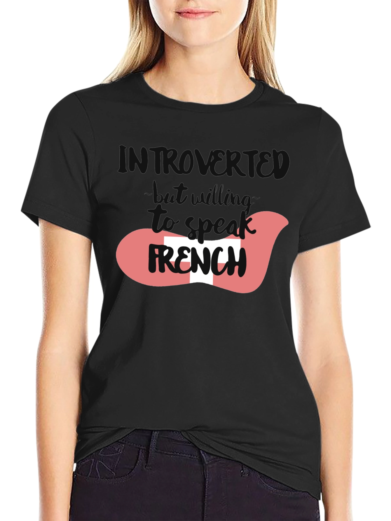 Introvert Willing to Speak French T-Shirt