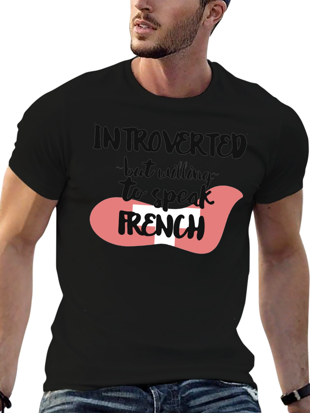 Introvert Willing to Speak French T-Shirt