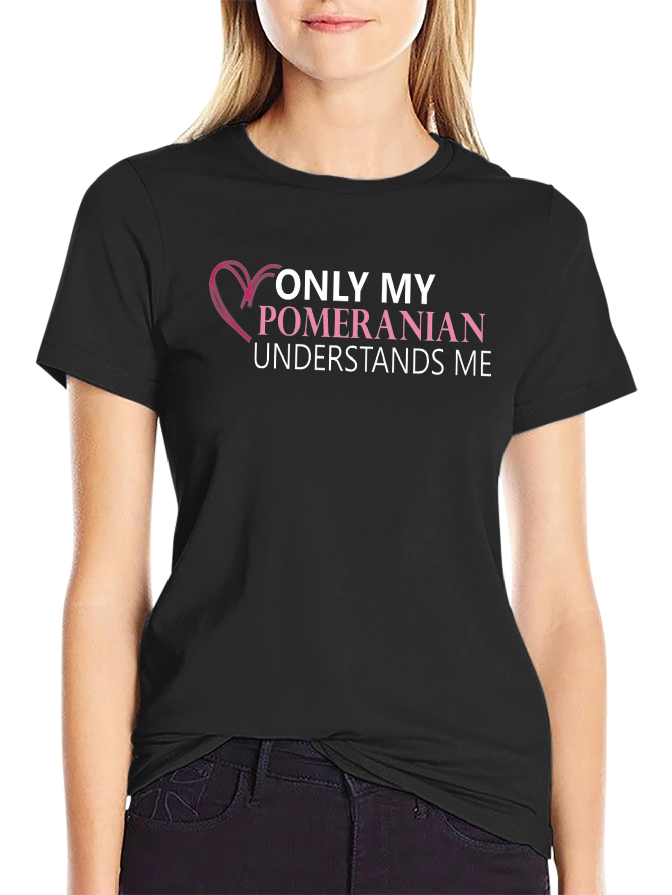 Pomeranian Lover T-Shirt: Only My Dog Understands Me