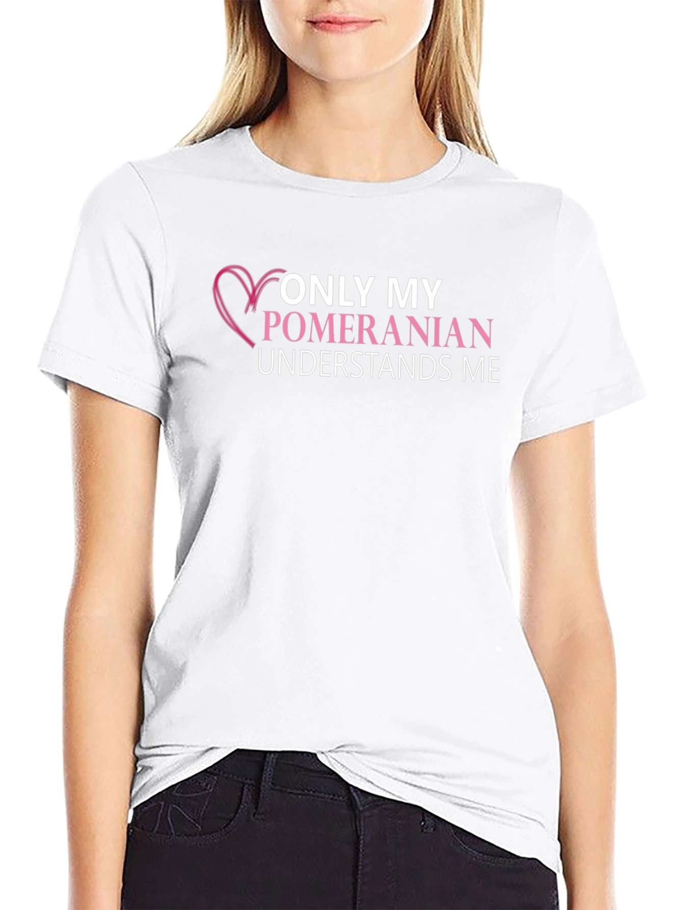 Pomeranian Lover T-Shirt: Only My Dog Understands Me