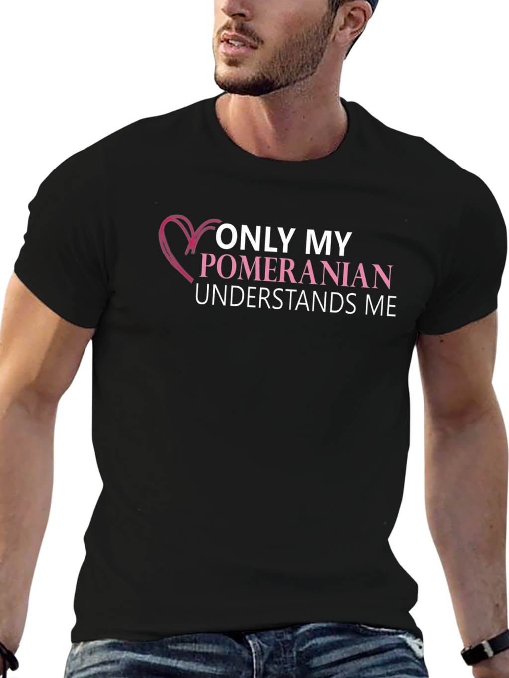 Pomeranian Lover T-Shirt: Only My Dog Understands Me
