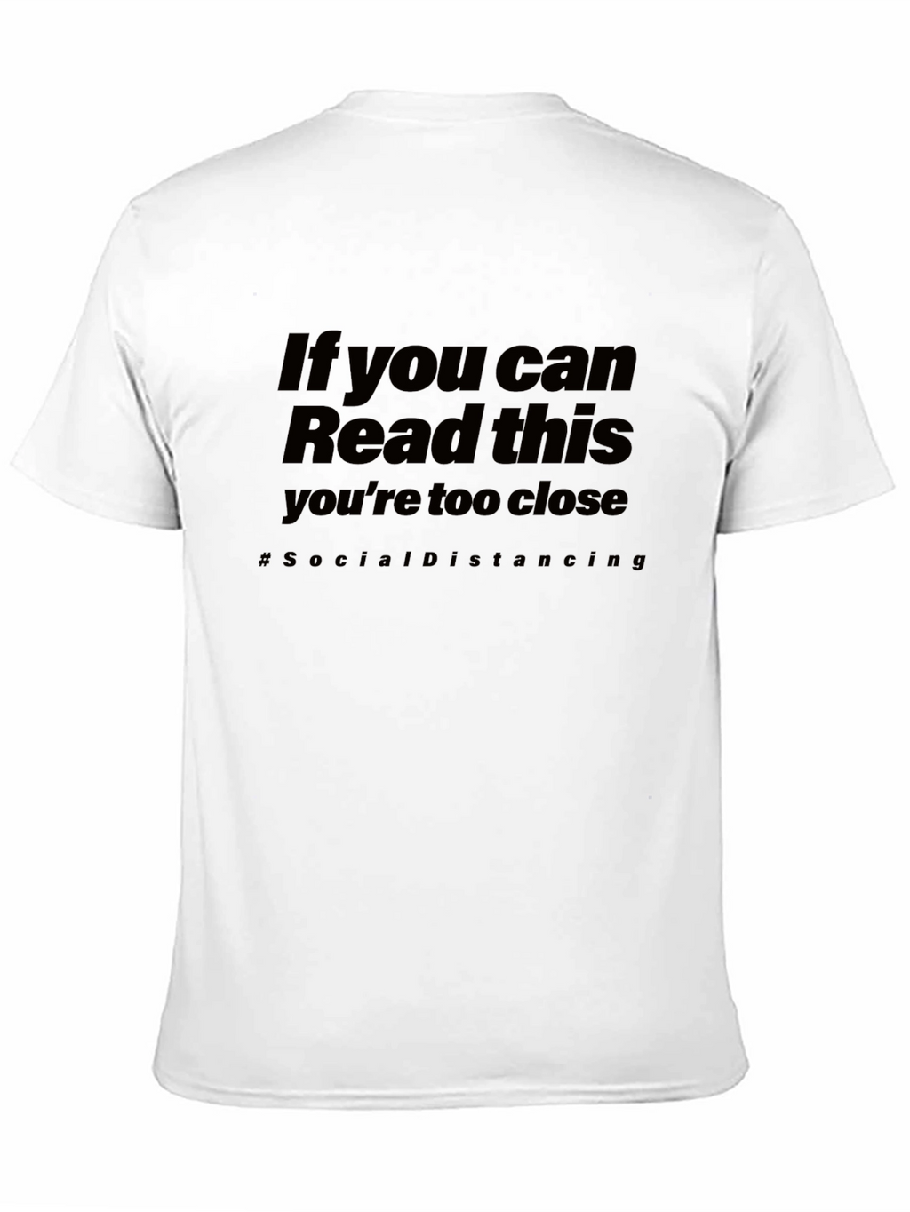 Social Distancing Graphic Tee - Black