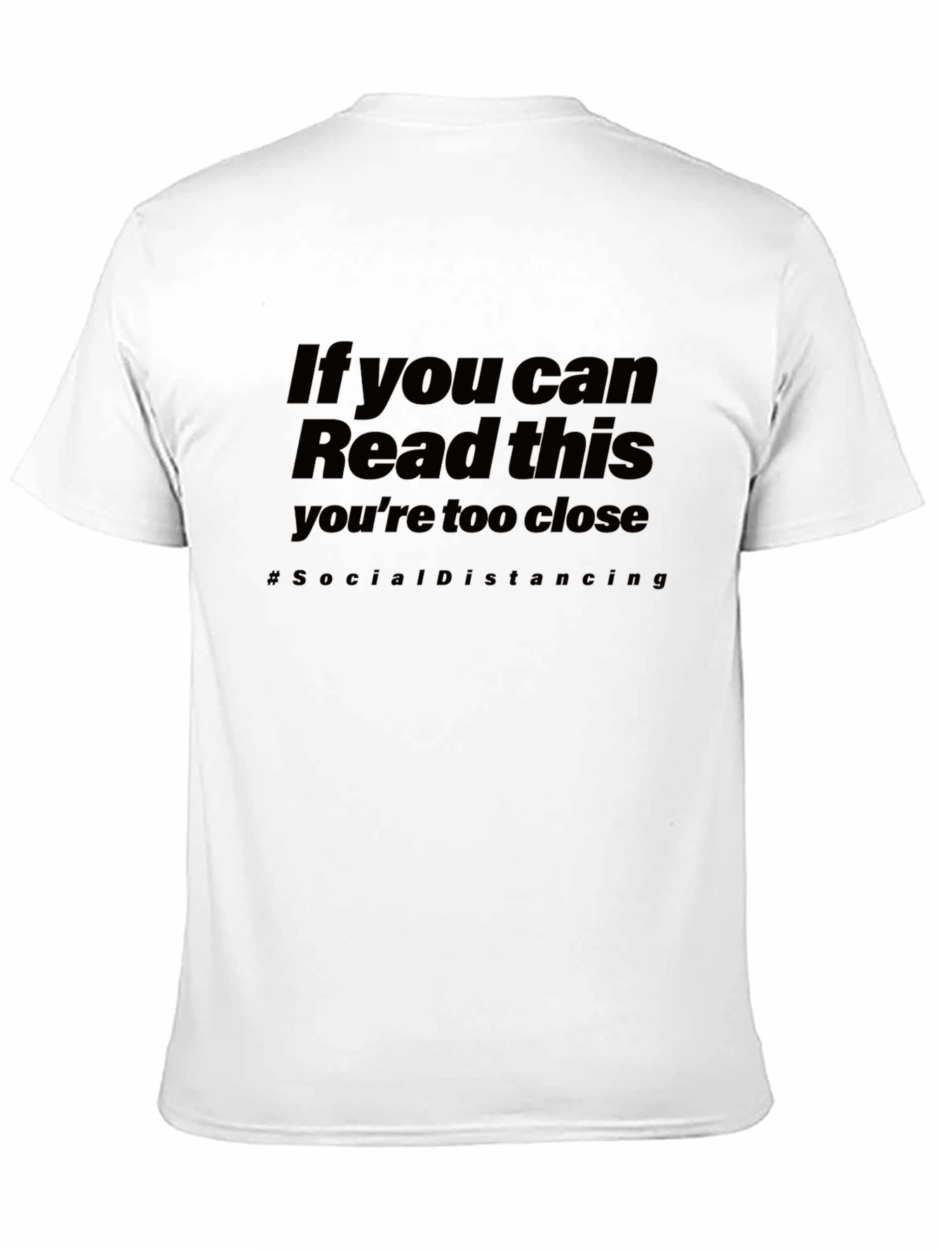 Social Distancing Graphic Tee - Black