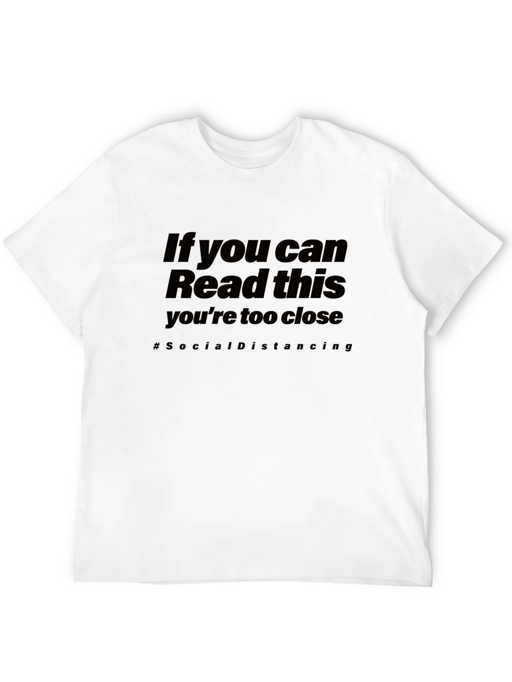 Social Distancing Graphic Tee - Black