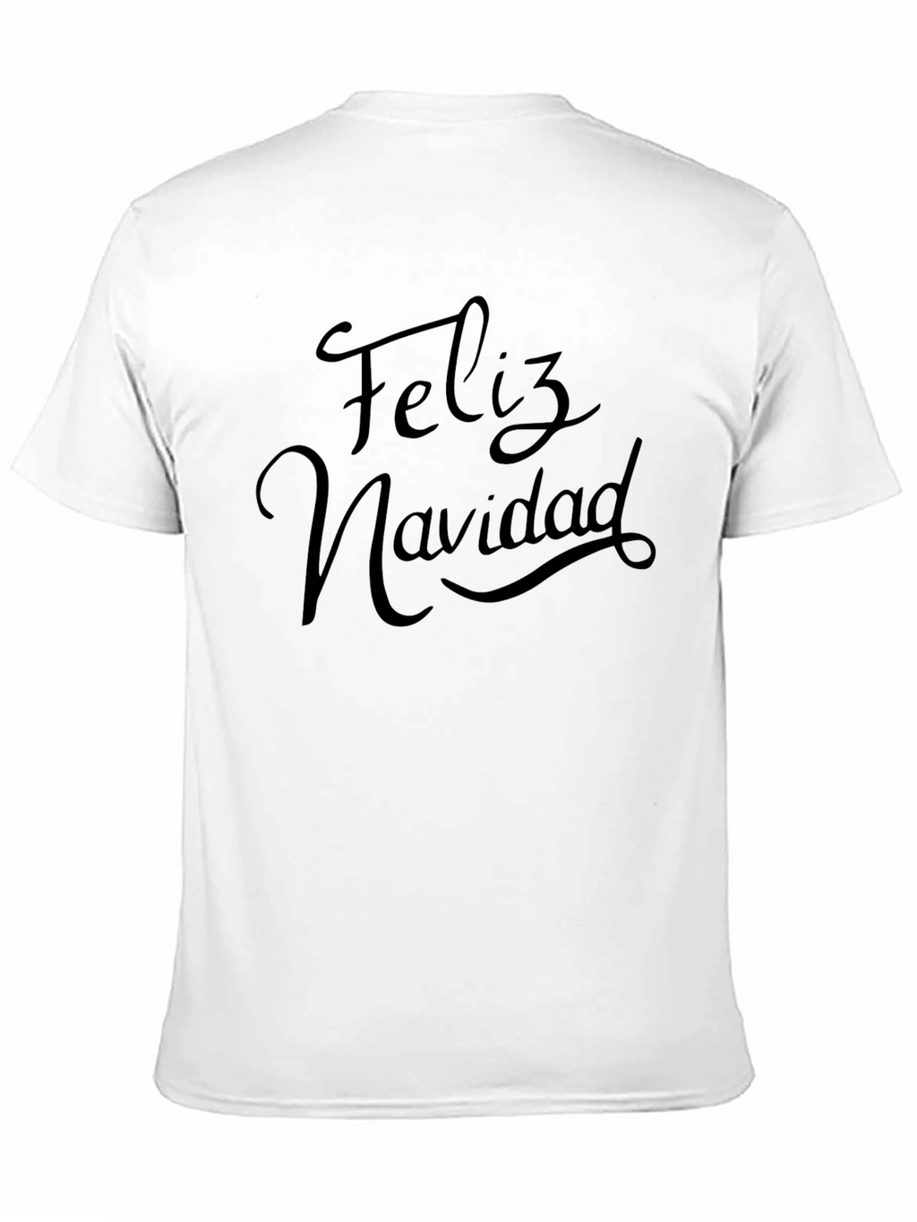 Feliz Navidad Black T-Shirt - Holiday Celebration Tee