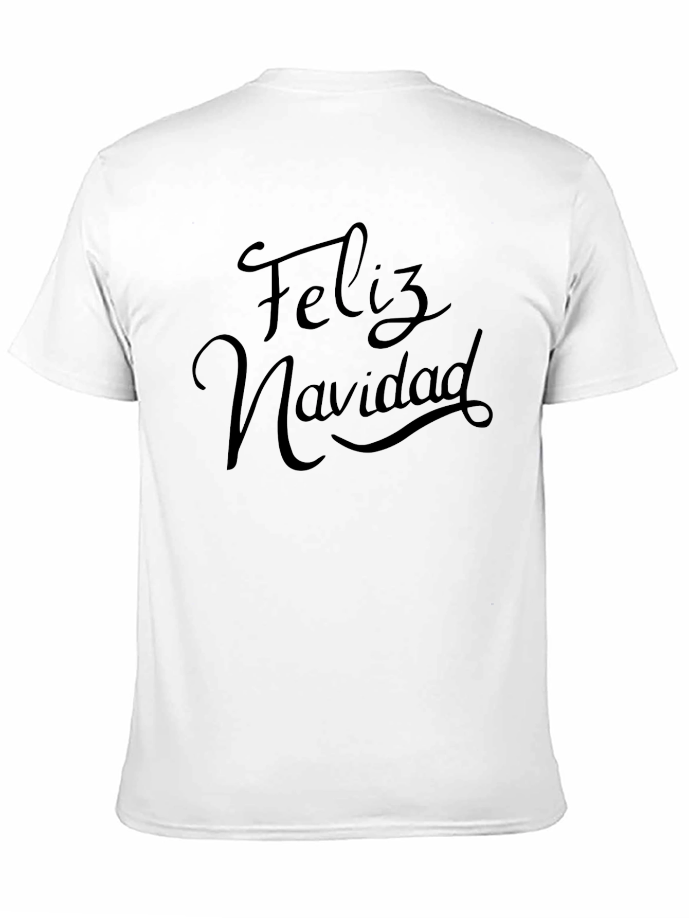Feliz Navidad Black T-Shirt - Holiday Celebration Tee