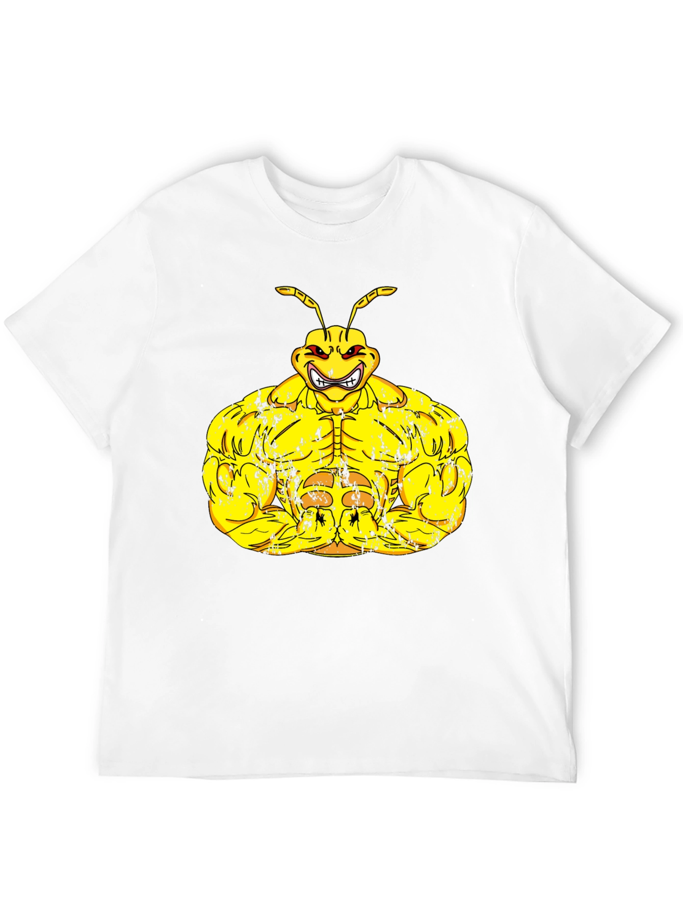 Muscle Ant Graphic Black T-Shirt