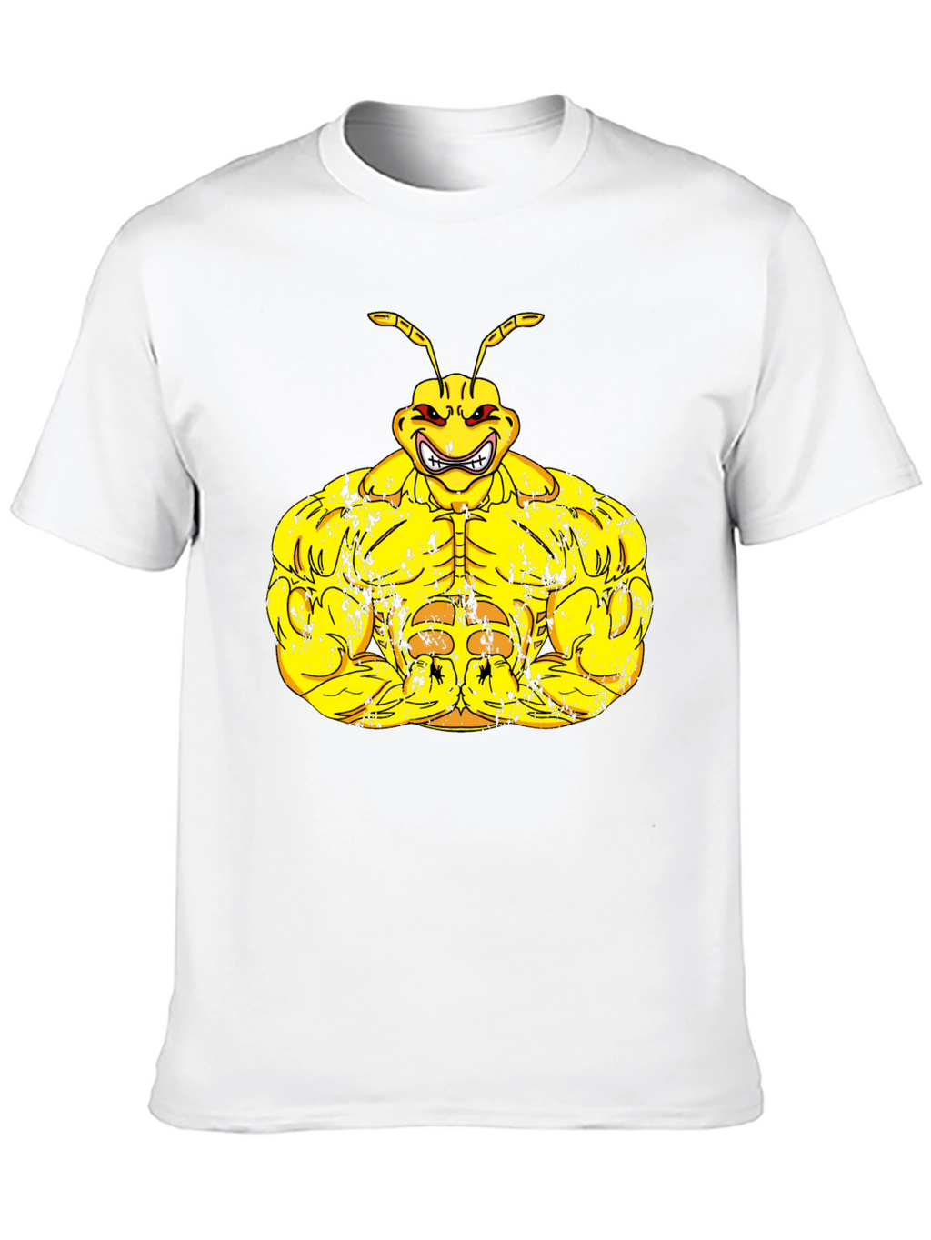 Muscle Ant Graphic Black T-Shirt