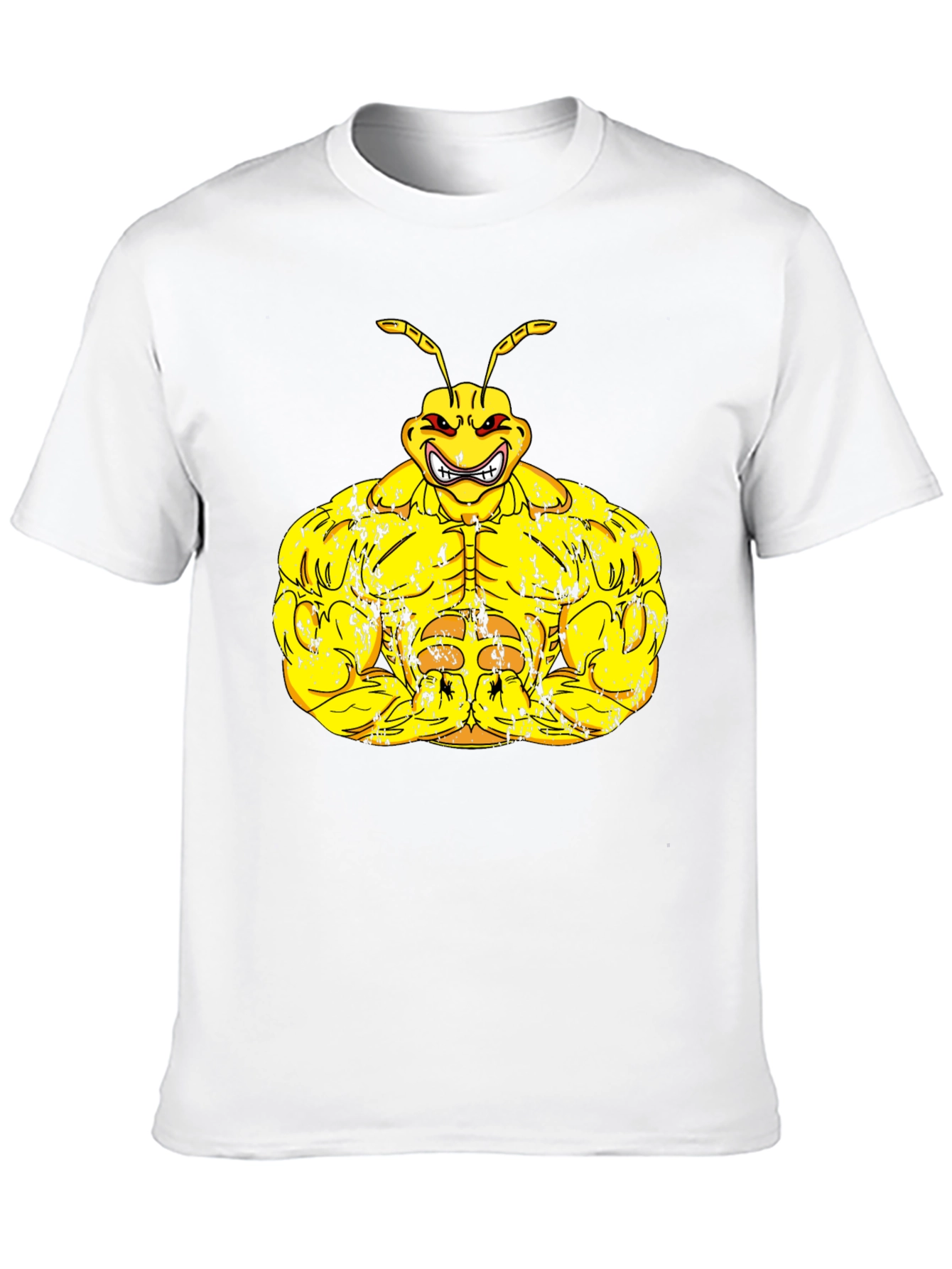 Muscle Ant Graphic Black T-Shirt