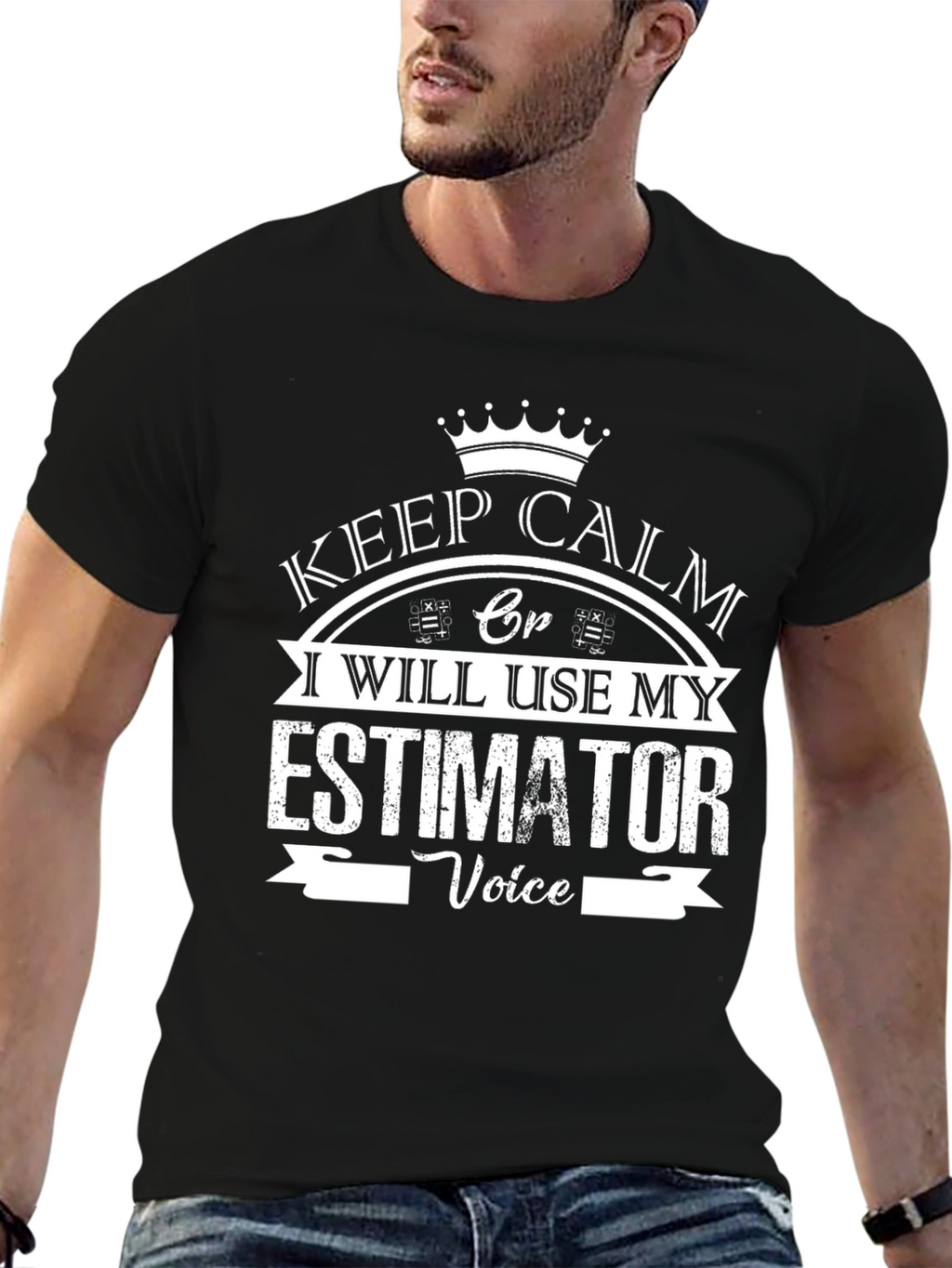 Estimator Voice T-Shirt - Keep Calm Funny Tee