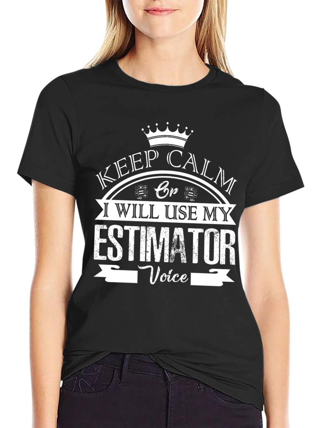 Estimator Voice T-Shirt - Keep Calm Funny Tee