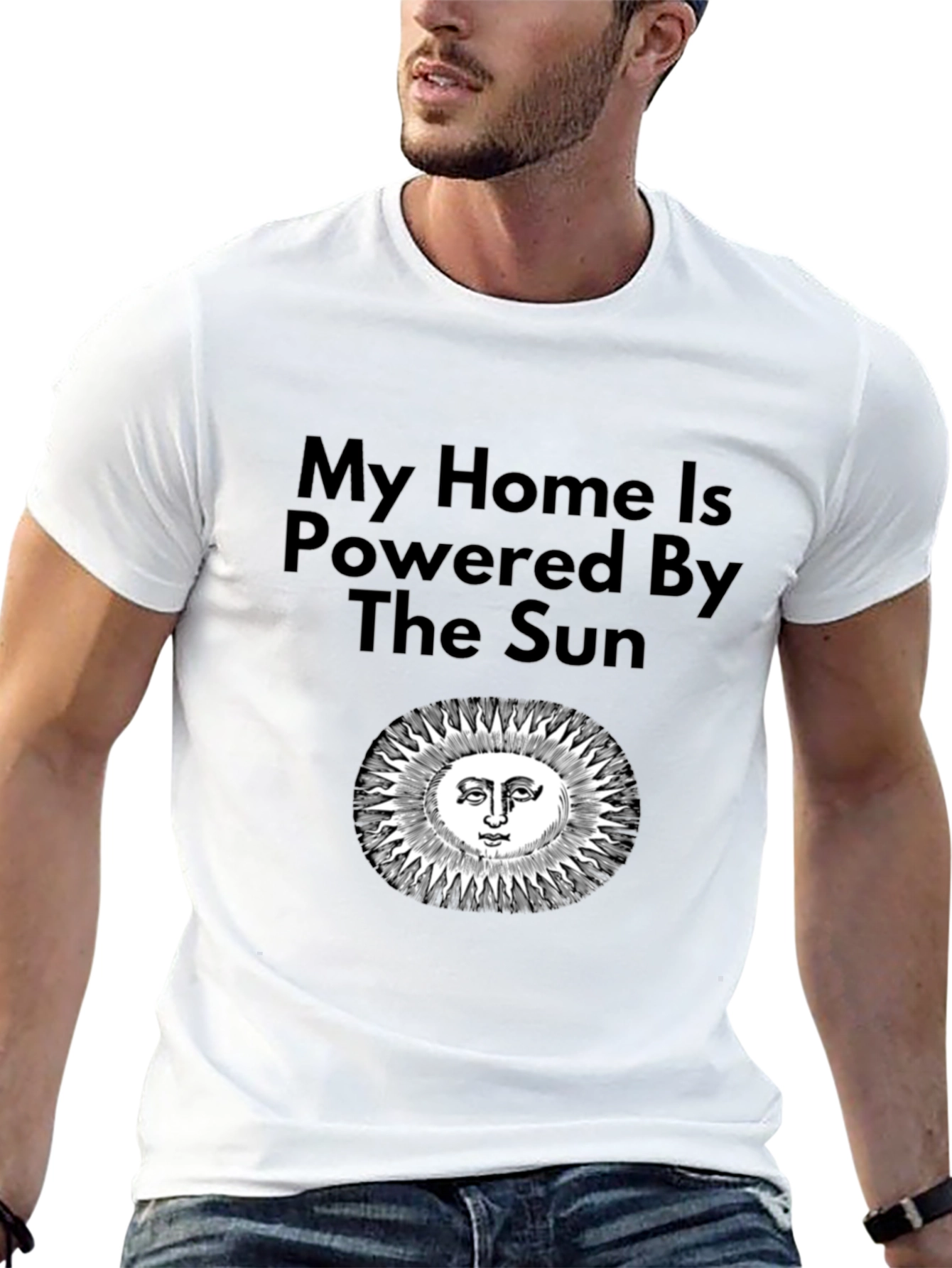 Eco-Friendly My Home is Powered By The Sun T-Shirt