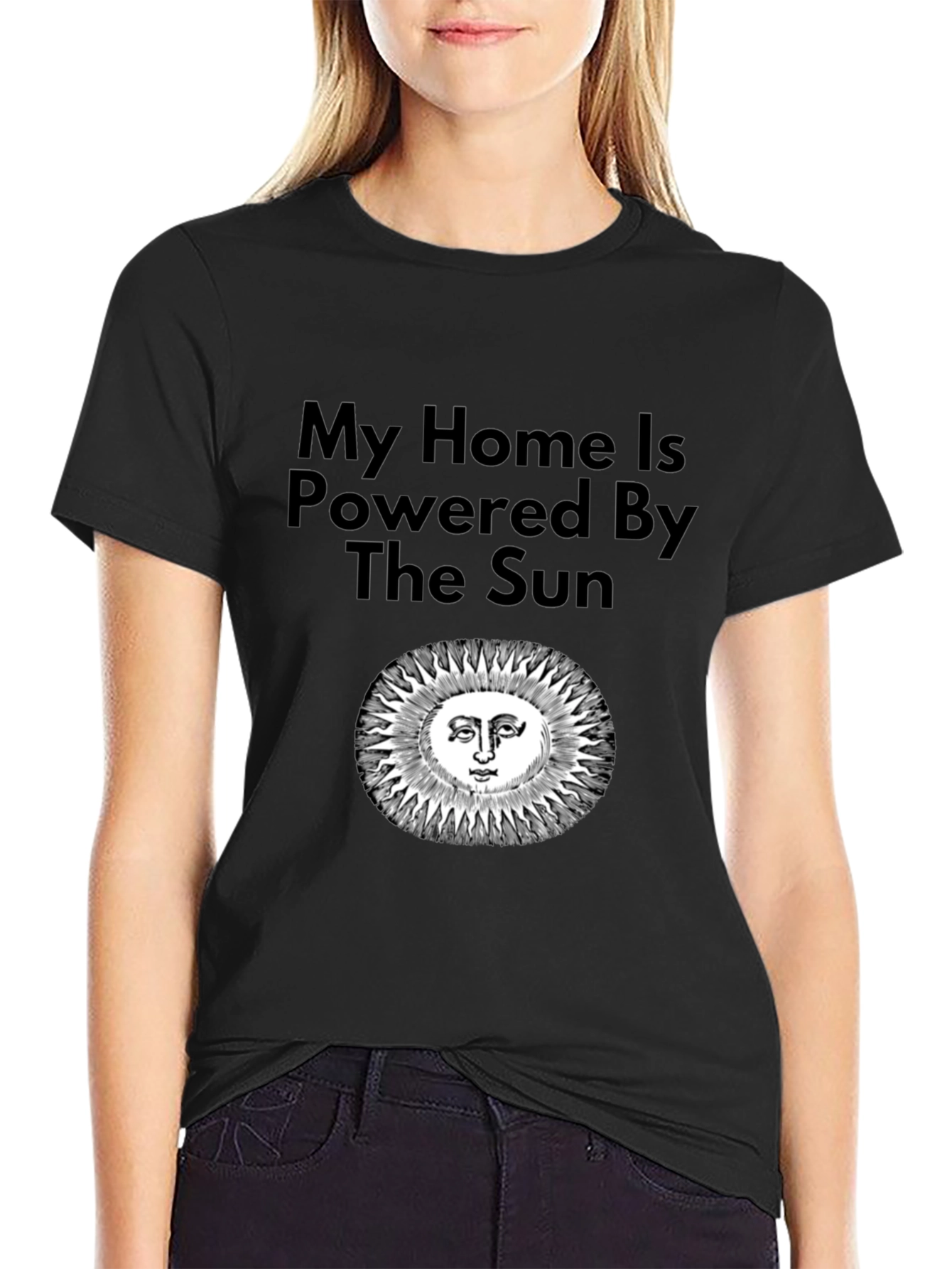 Eco-Friendly My Home is Powered By The Sun T-Shirt