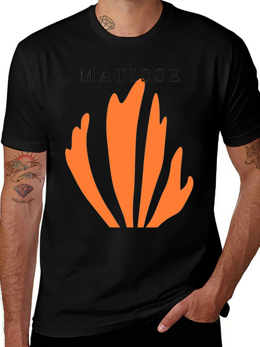 Matisse-Inspired Graphic Tee - Modern Art Shirt