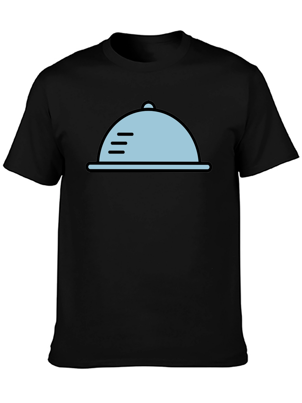Novelty Serving Tray Graphic Tee - Black