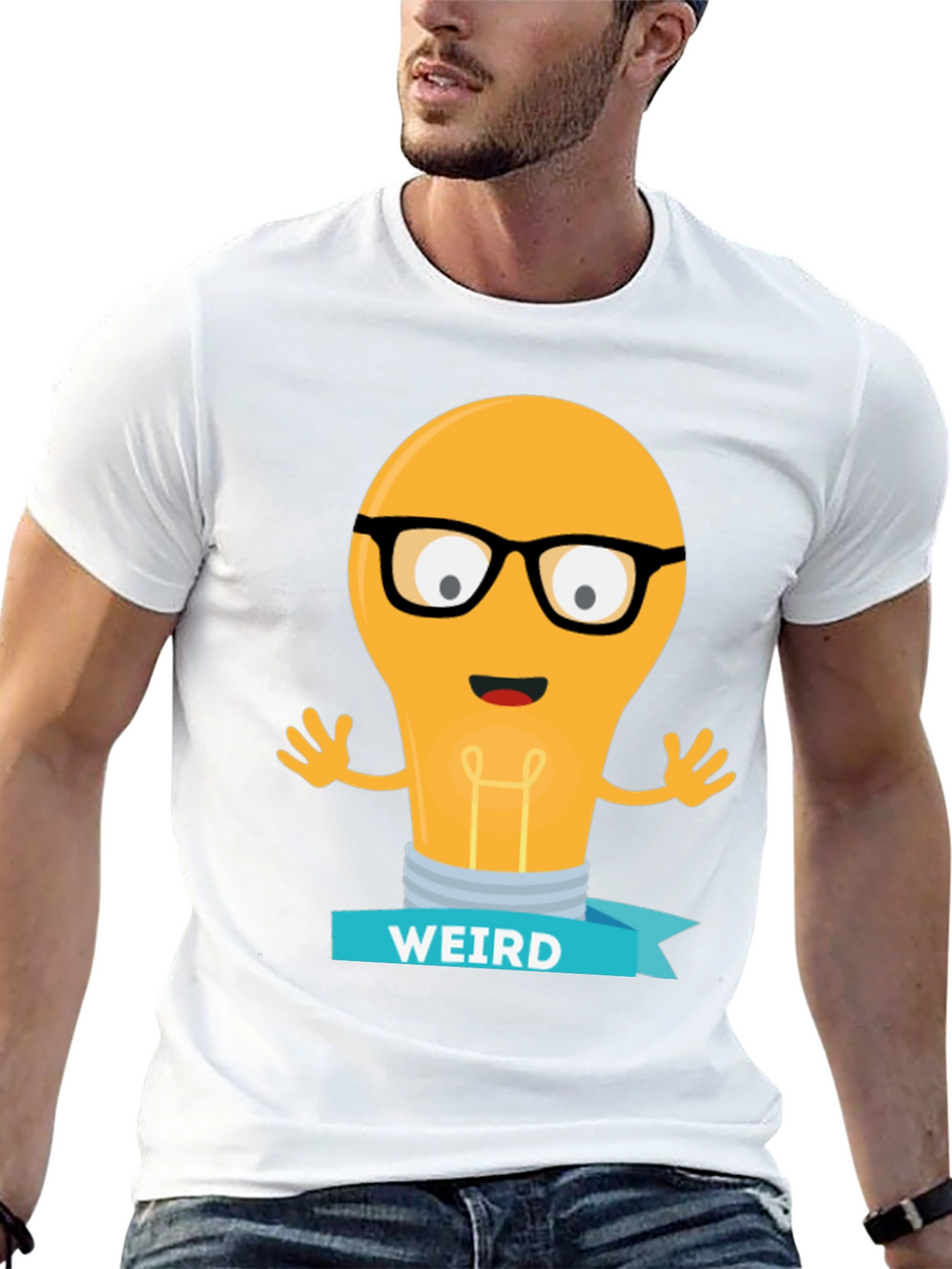 Weird Light Bulb T-Shirt - Funny Nerdy Tee