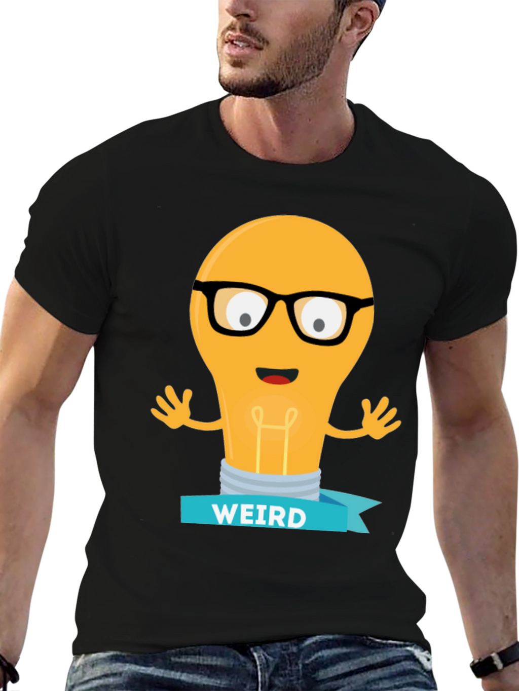 Weird Light Bulb T-Shirt - Funny Nerdy Tee