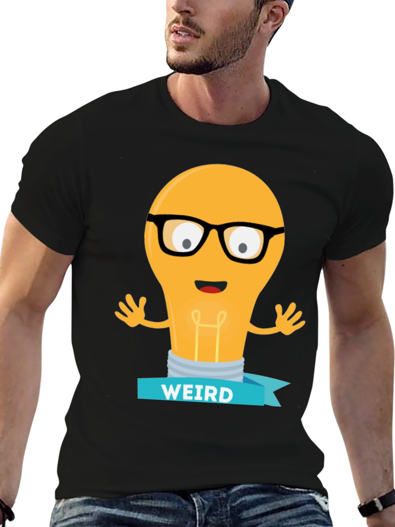 Weird Light Bulb T-Shirt - Funny Nerdy Tee