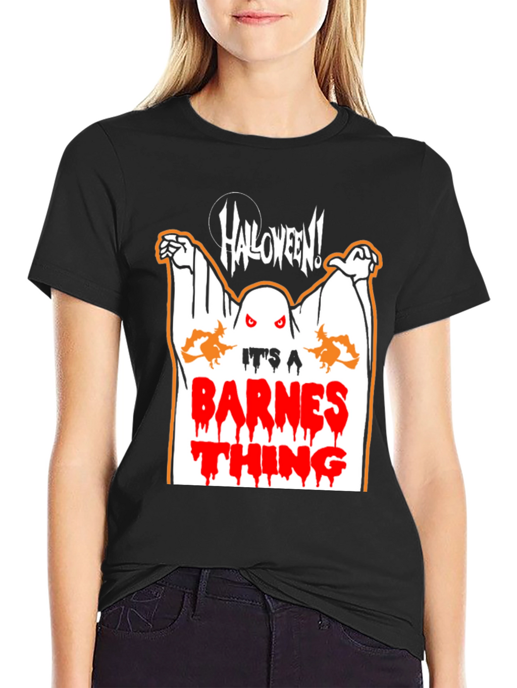 Halloween Ghost Barnes Thing T-Shirt