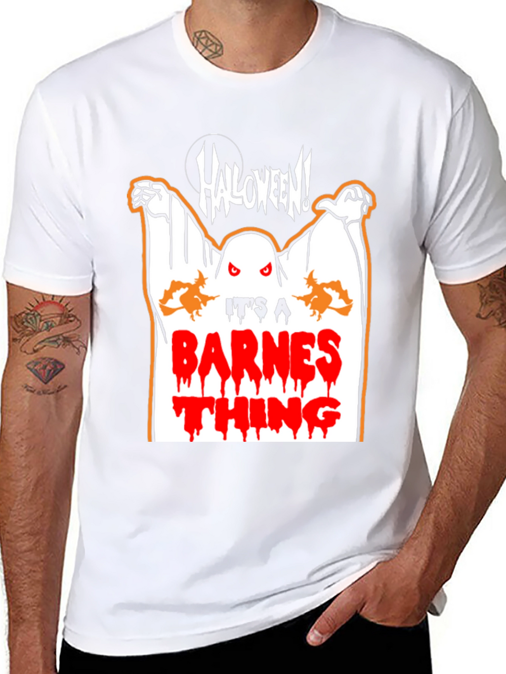 Halloween Ghost Barnes Thing T-Shirt