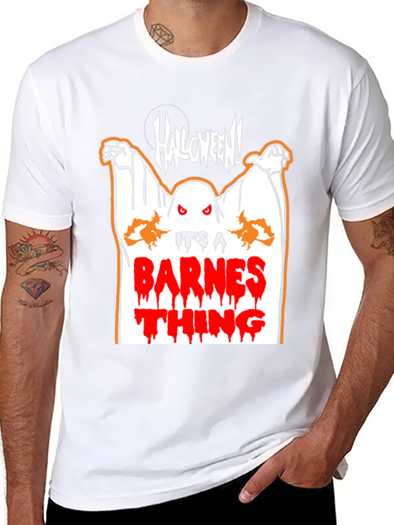 Halloween Ghost Barnes Thing T-Shirt