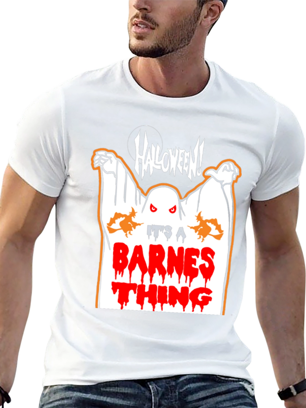 Halloween Ghost Barnes Thing T-Shirt