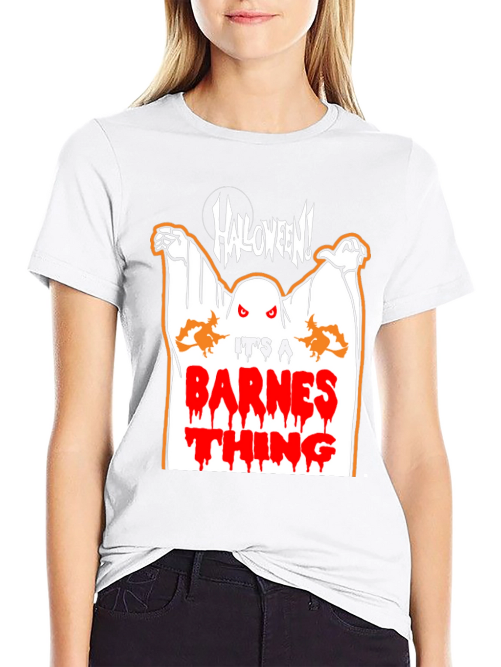 Halloween Ghost Barnes Thing T-Shirt