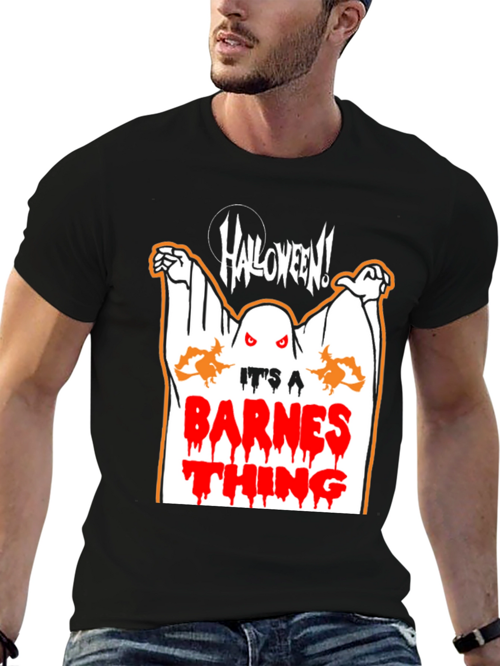 Halloween Ghost Barnes Thing T-Shirt