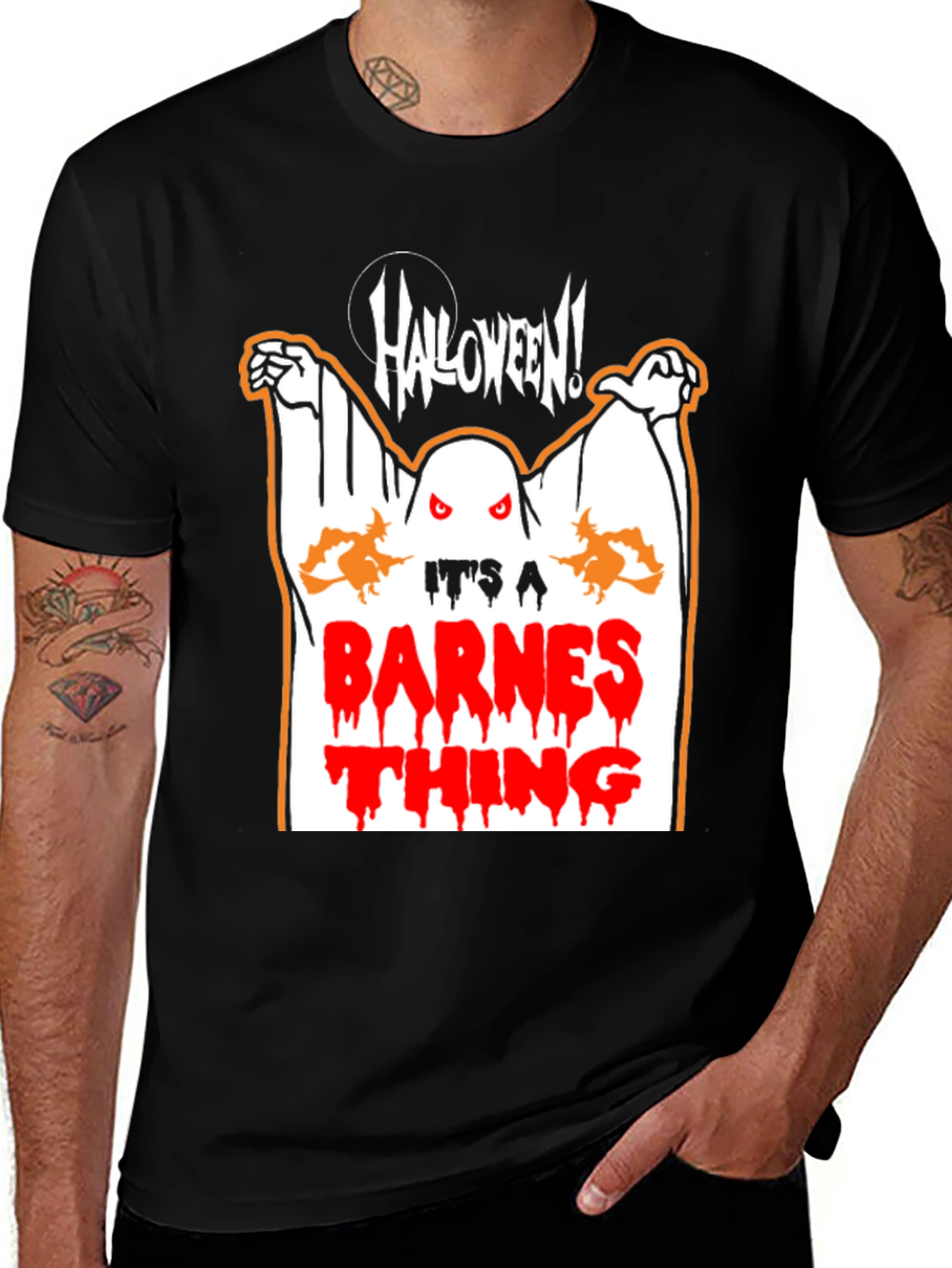 Halloween Ghost Barnes Thing T-Shirt