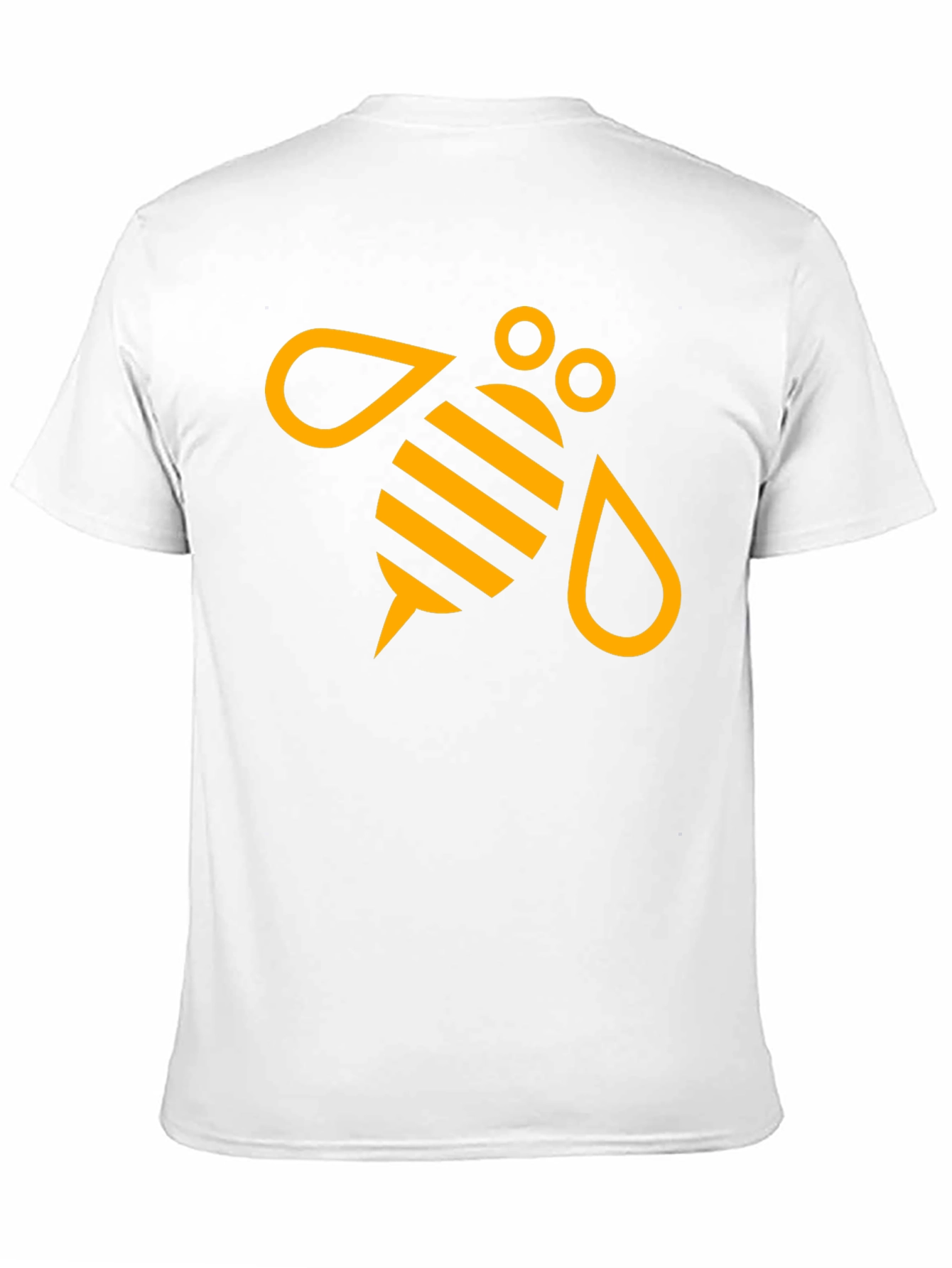 Black T-Shirt with Graphic Bee Design