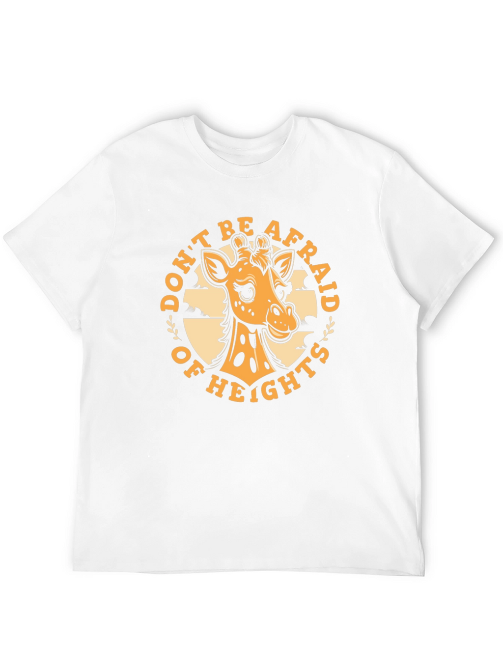 Giraffe Heights T-Shirt - Funny Animal Graphic Tee