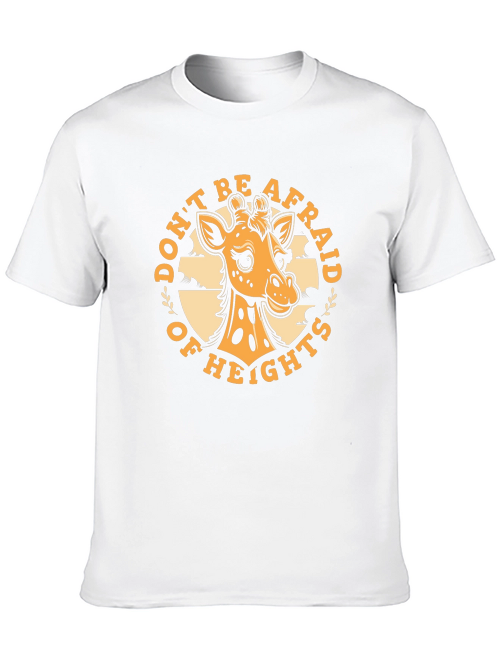 Giraffe Heights T-Shirt - Funny Animal Graphic Tee