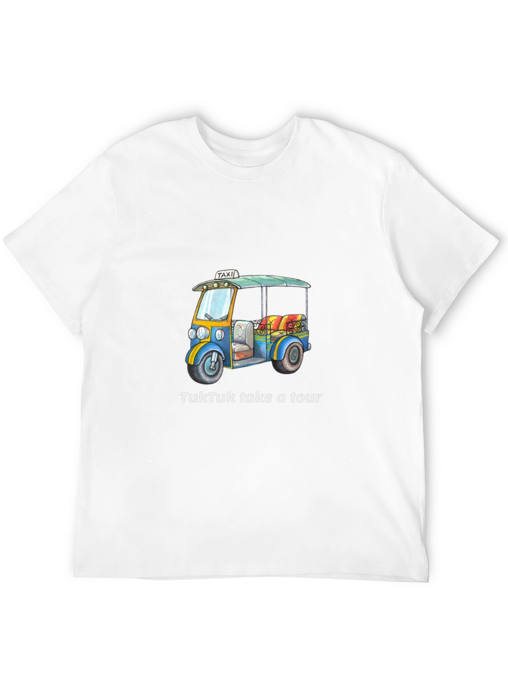TukTuk Take a Tour Black T-Shirt