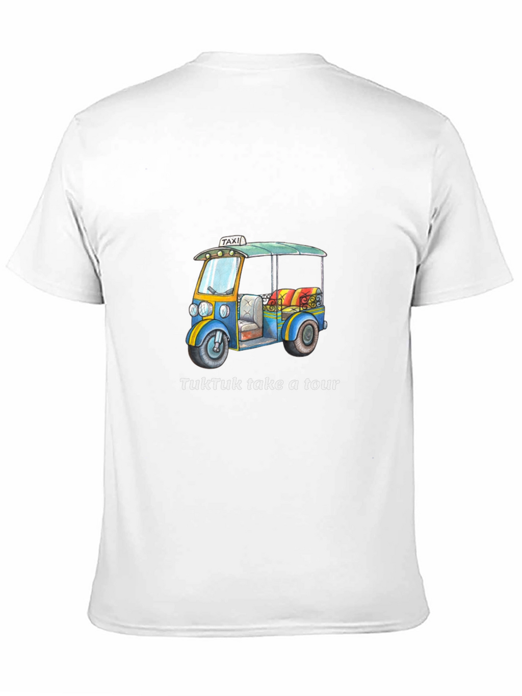 TukTuk Take a Tour Black T-Shirt
