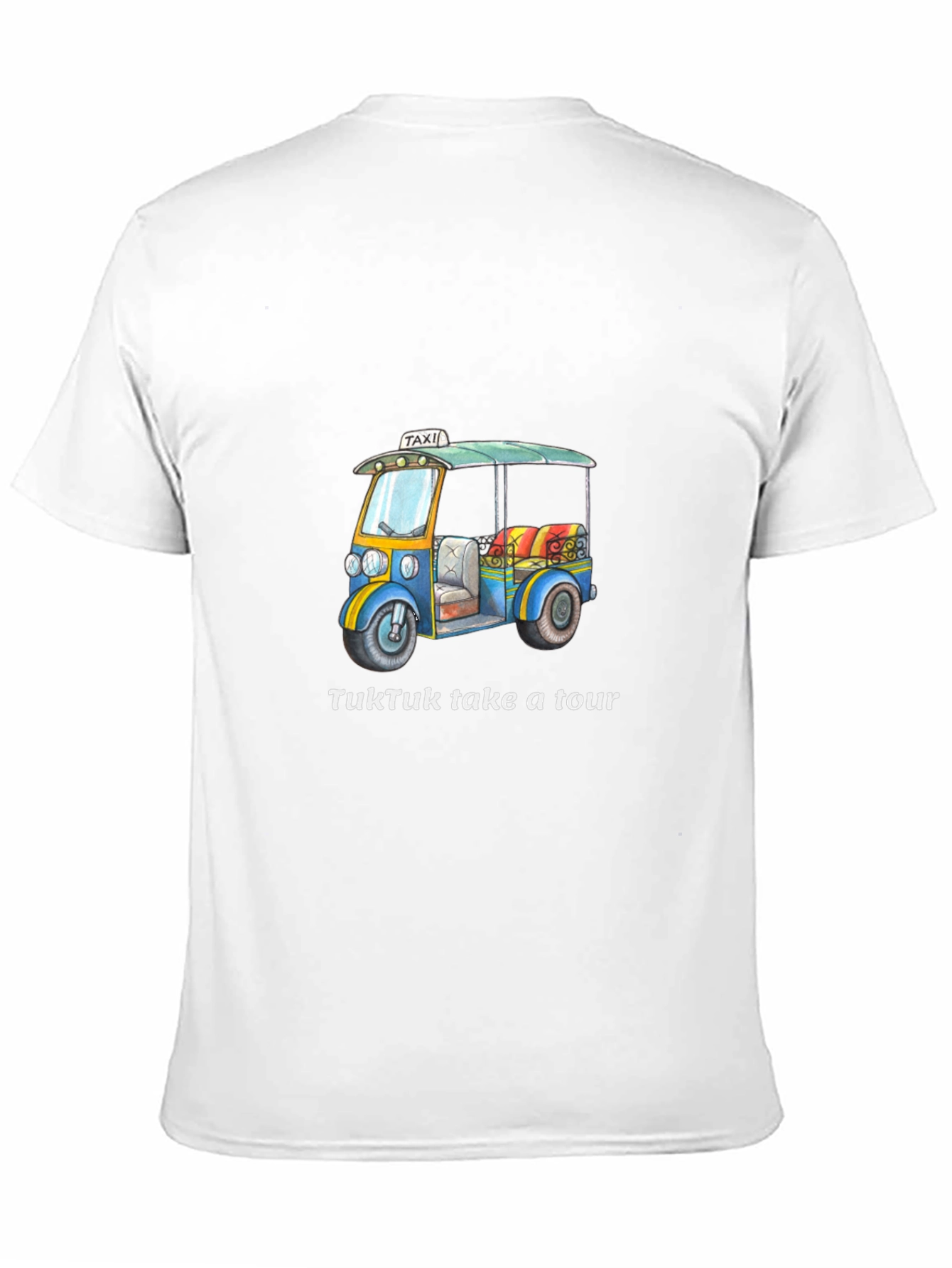 TukTuk Take a Tour Black T-Shirt