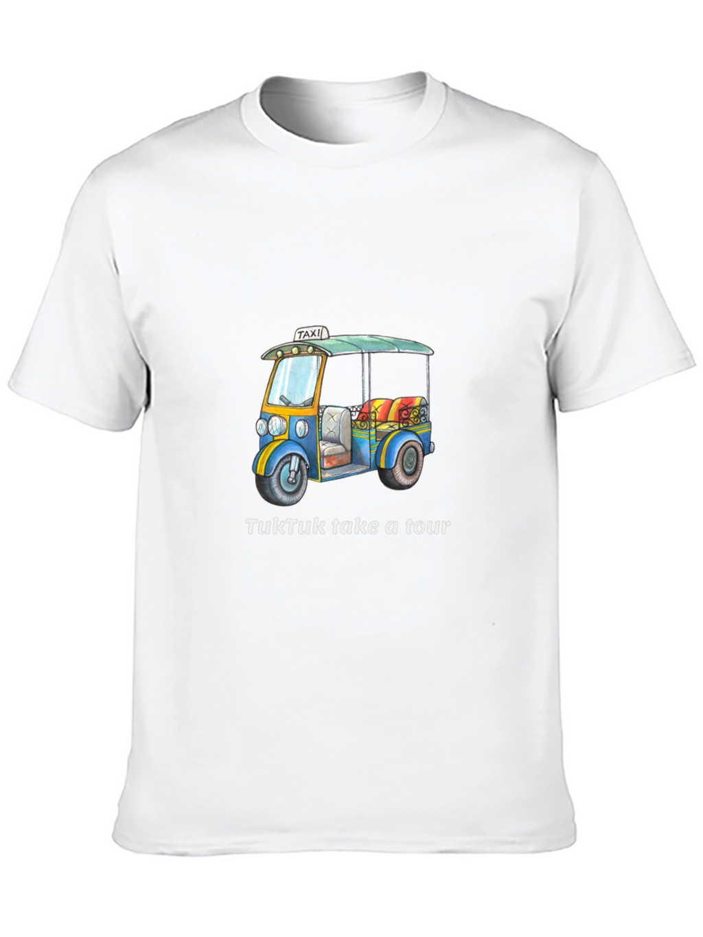 TukTuk Take a Tour Black T-Shirt