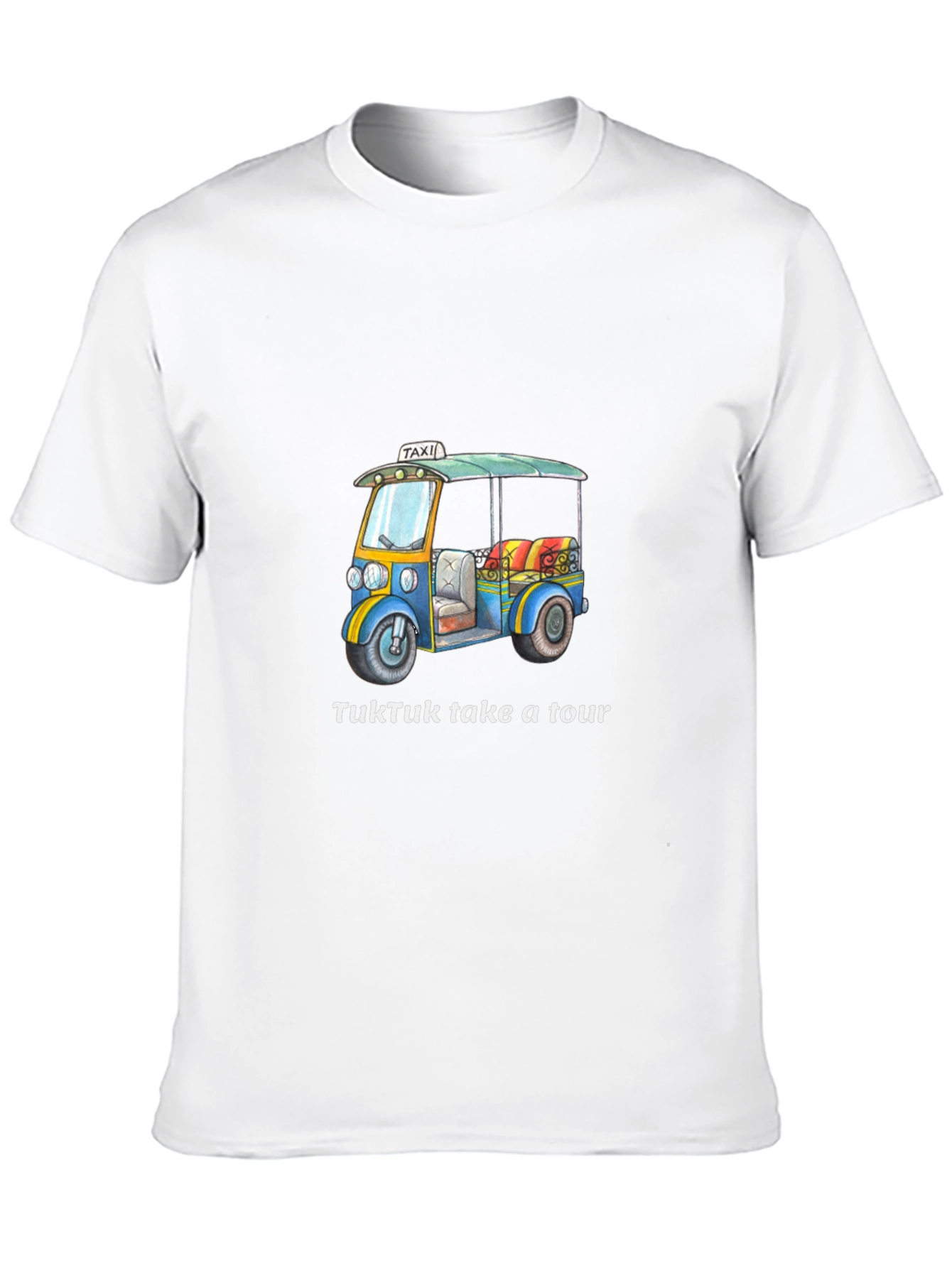 TukTuk Take a Tour Black T-Shirt