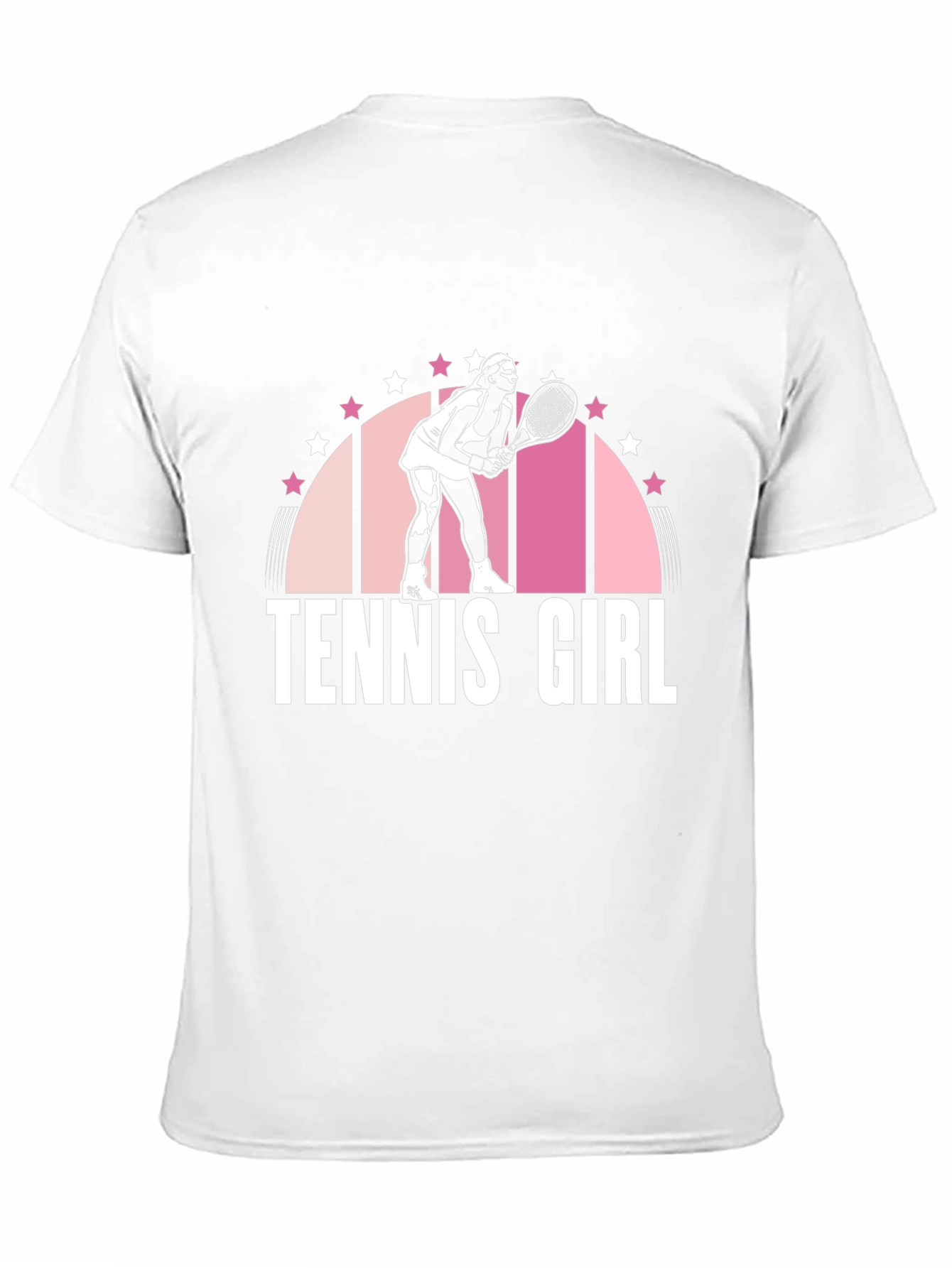 Tennis Girl Graphic Tee - Cool Sporty Design