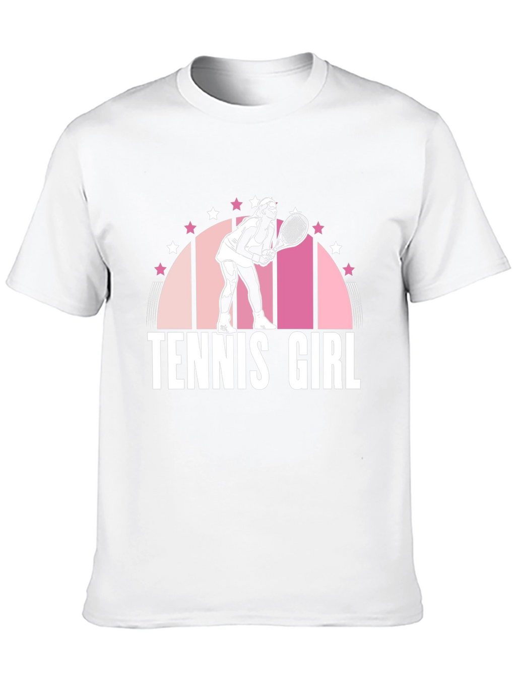 Tennis Girl Graphic Tee - Cool Sporty Design