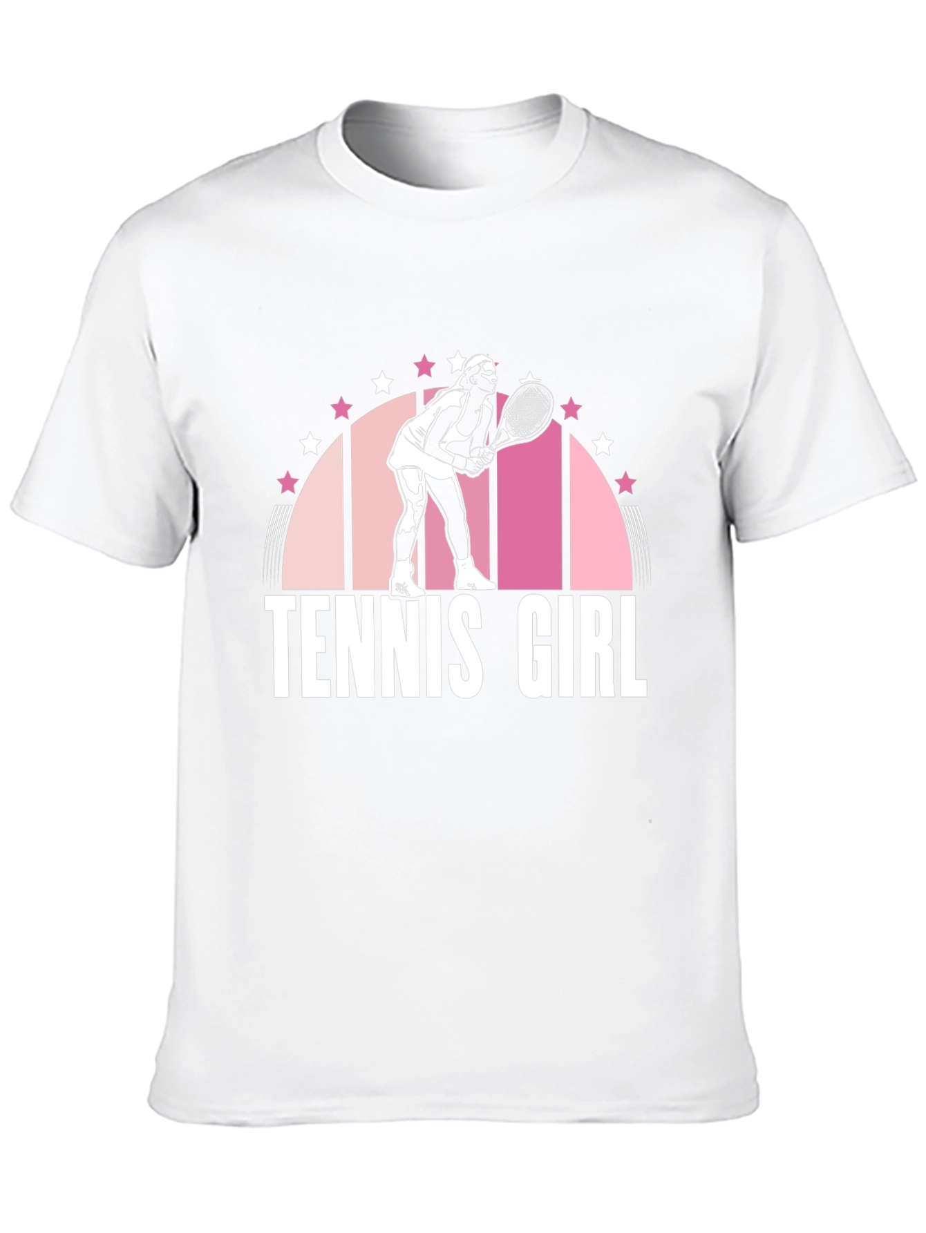 Tennis Girl Graphic Tee - Cool Sporty Design