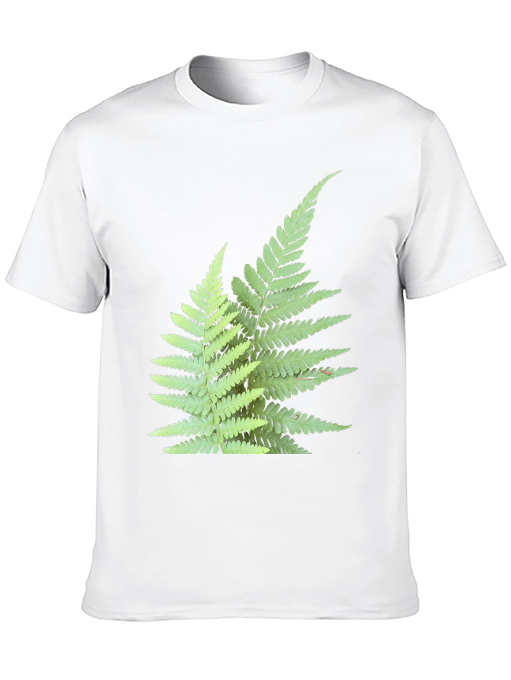 Fern Print Black T-Shirt