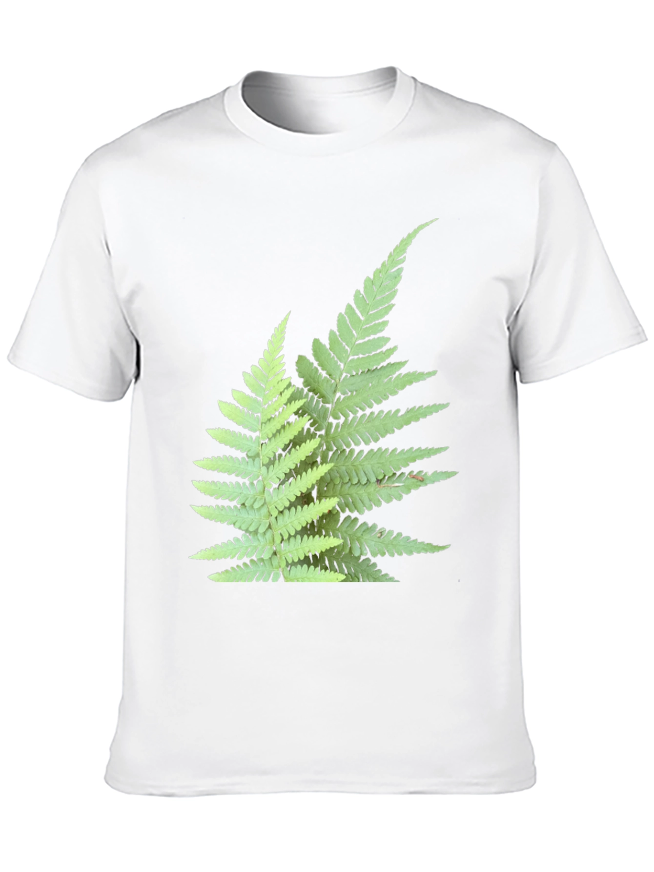 Fern Print Black T-Shirt