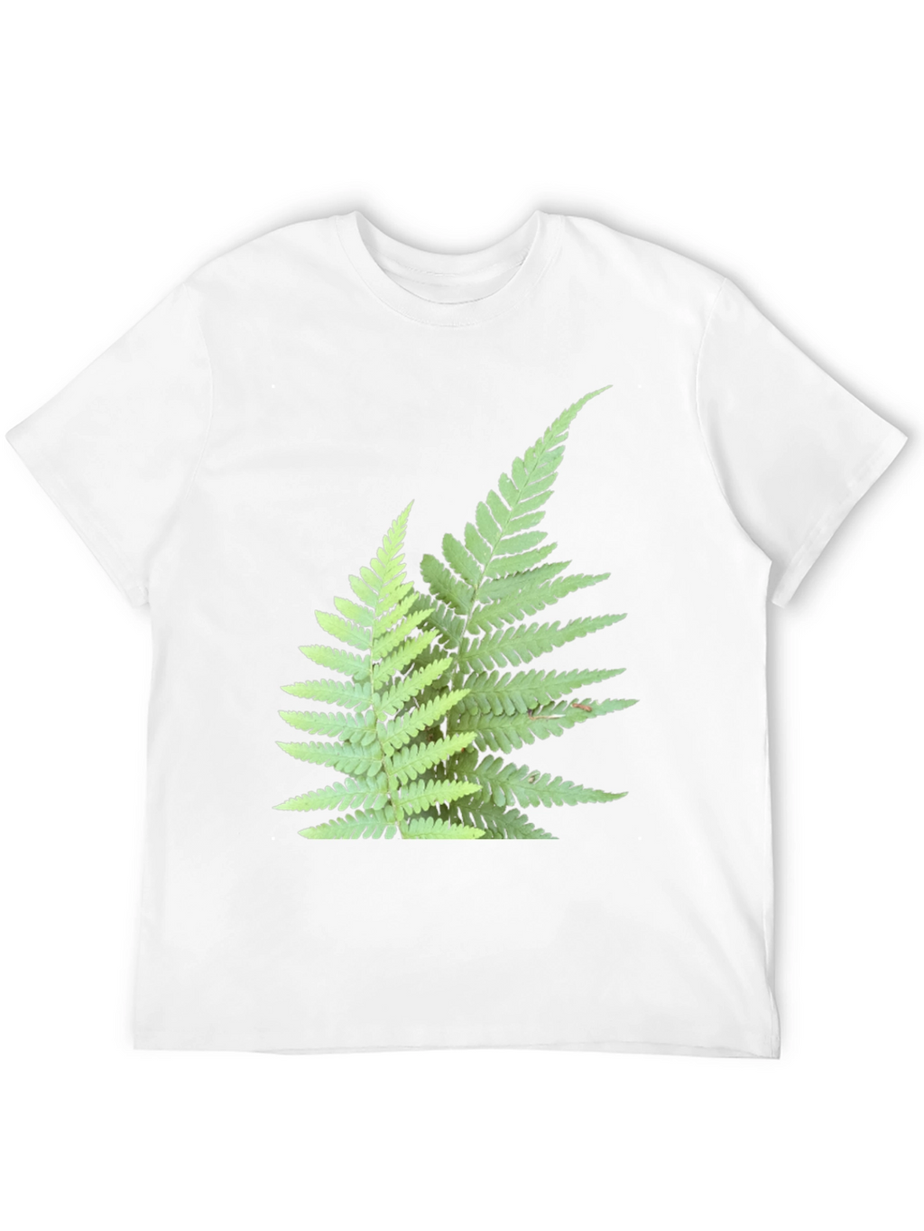 Fern Print Black T-Shirt