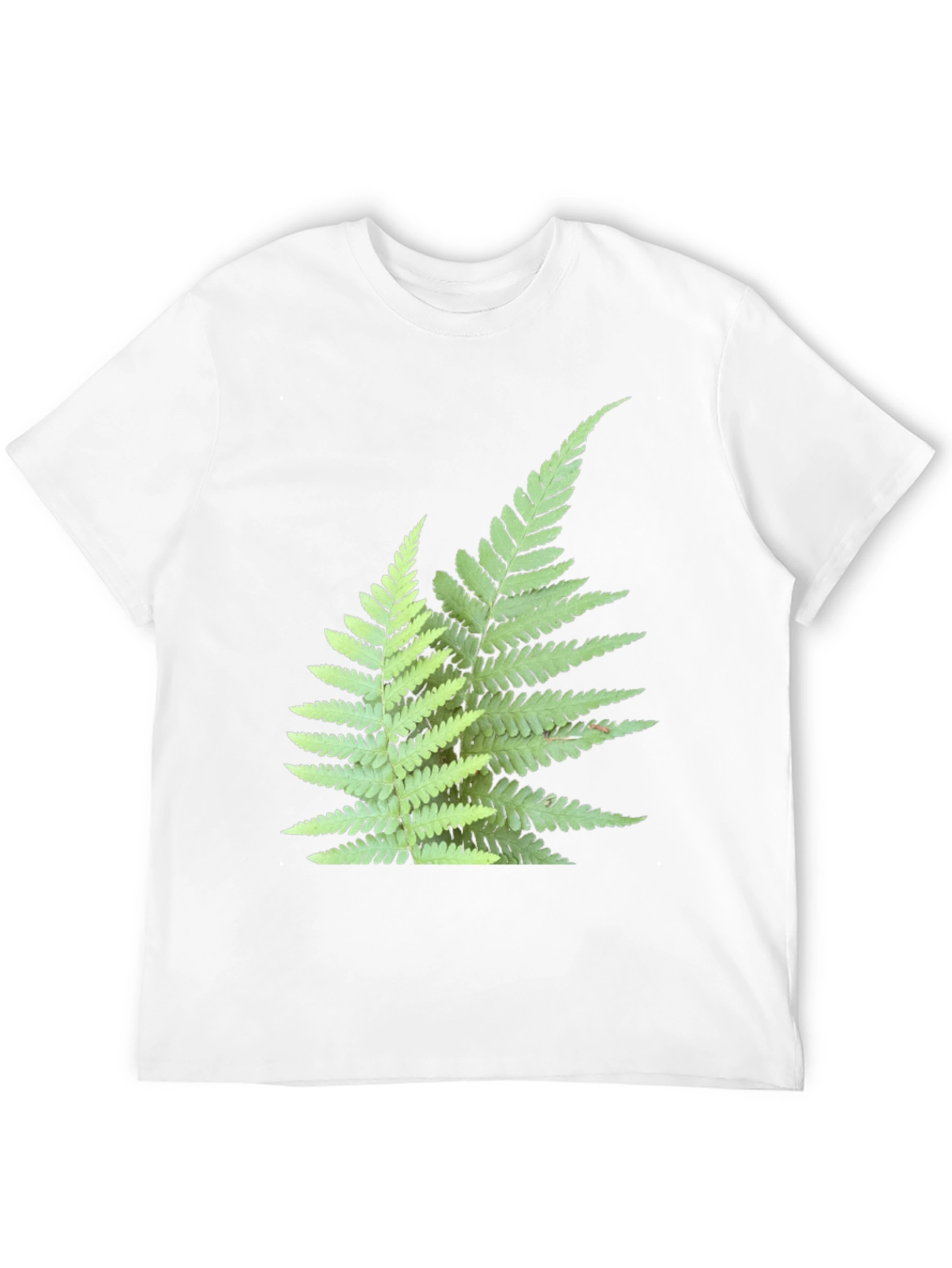 Fern Print Black T-Shirt