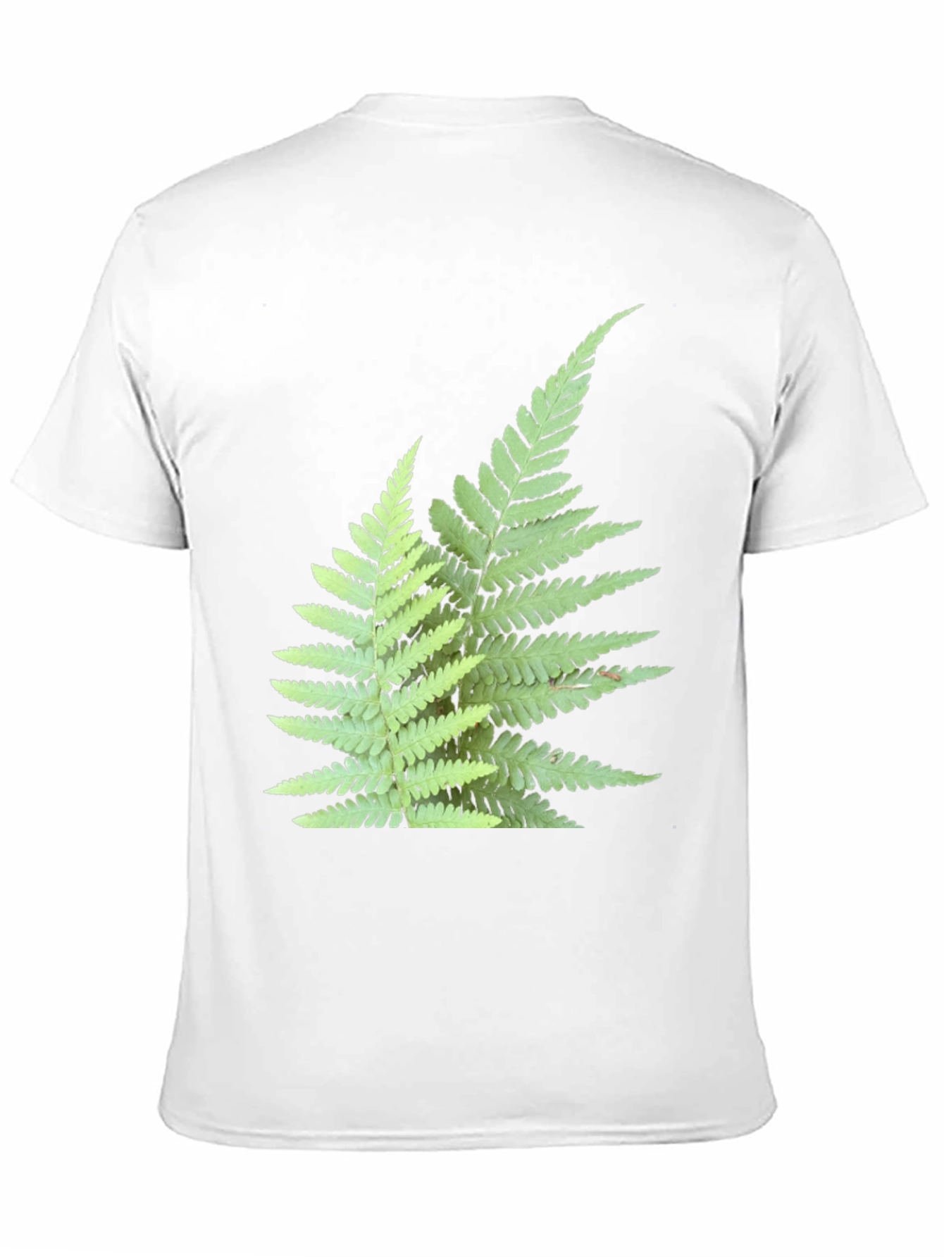 Fern Print Black T-Shirt
