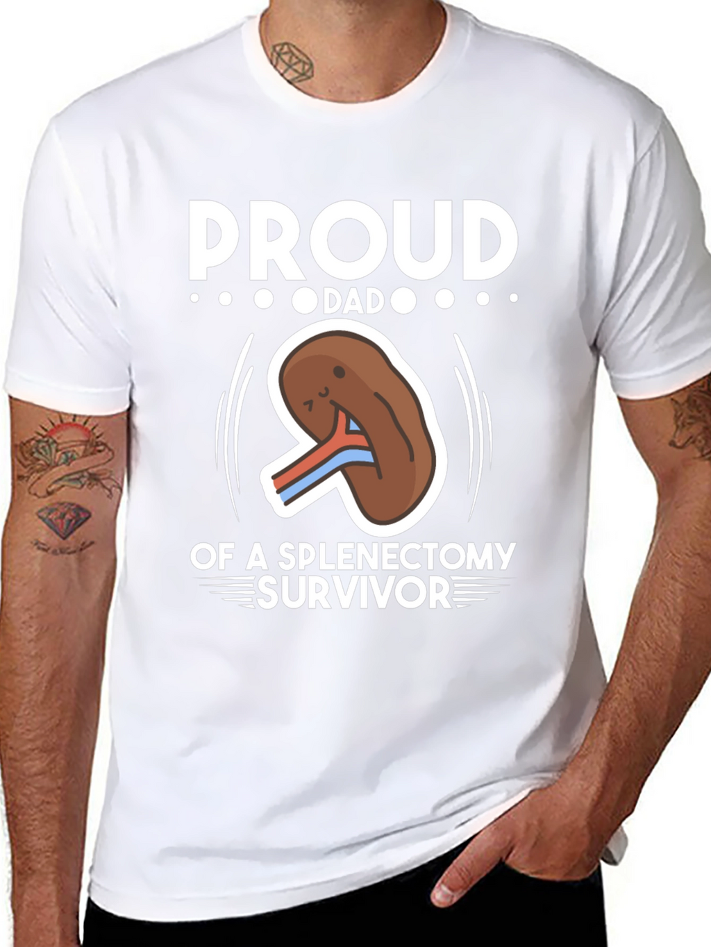 Proud Dad of Spleen Removal Survivor T-Shirt