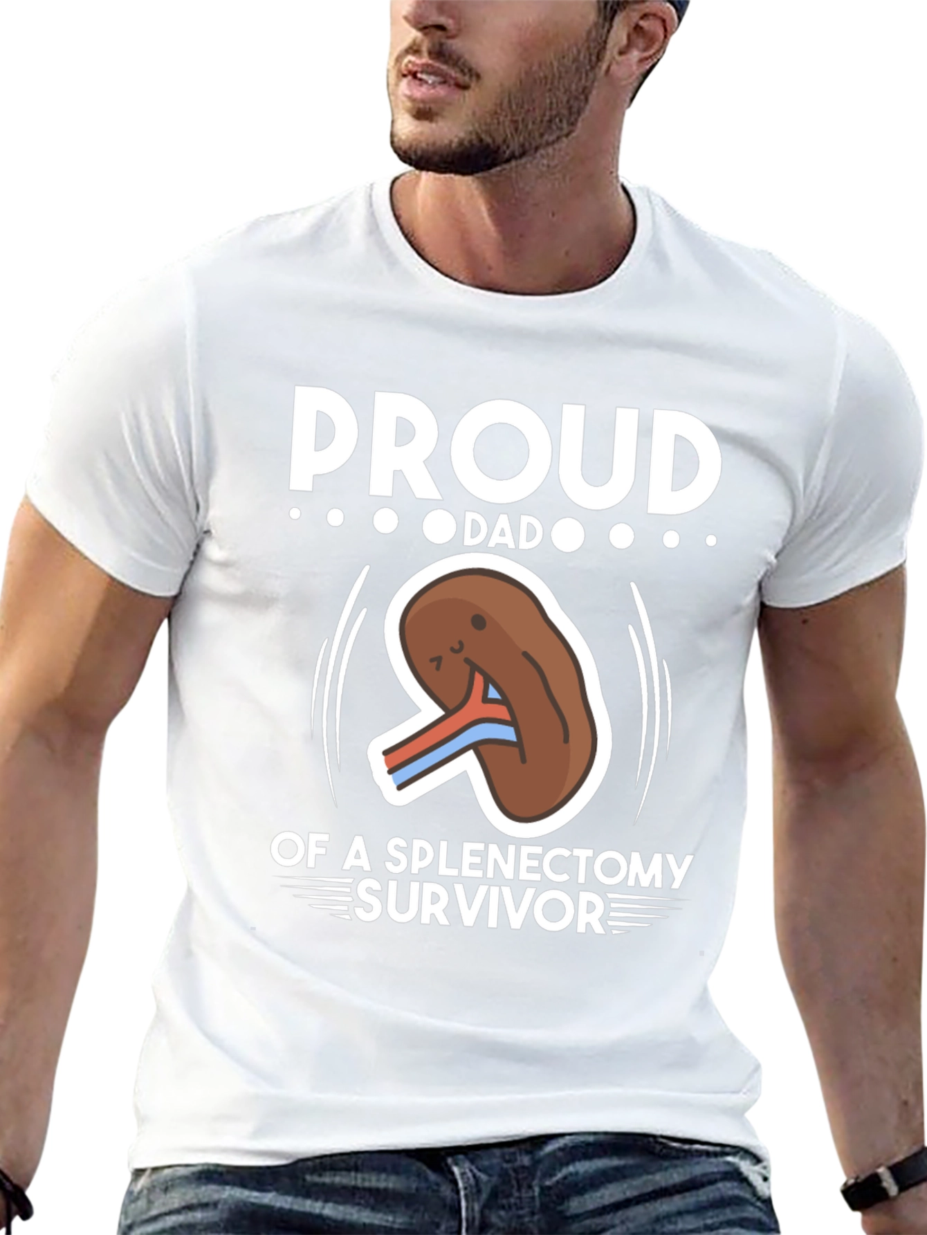 Proud Dad of Spleen Removal Survivor T-Shirt